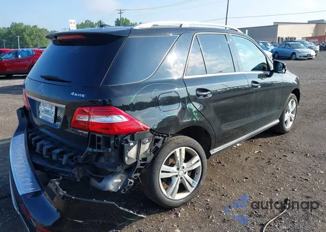 2014 Mercedes-Benz Ml 350 4Matic из США, поврежденный, VIN 4JGDA5HB0EA280968